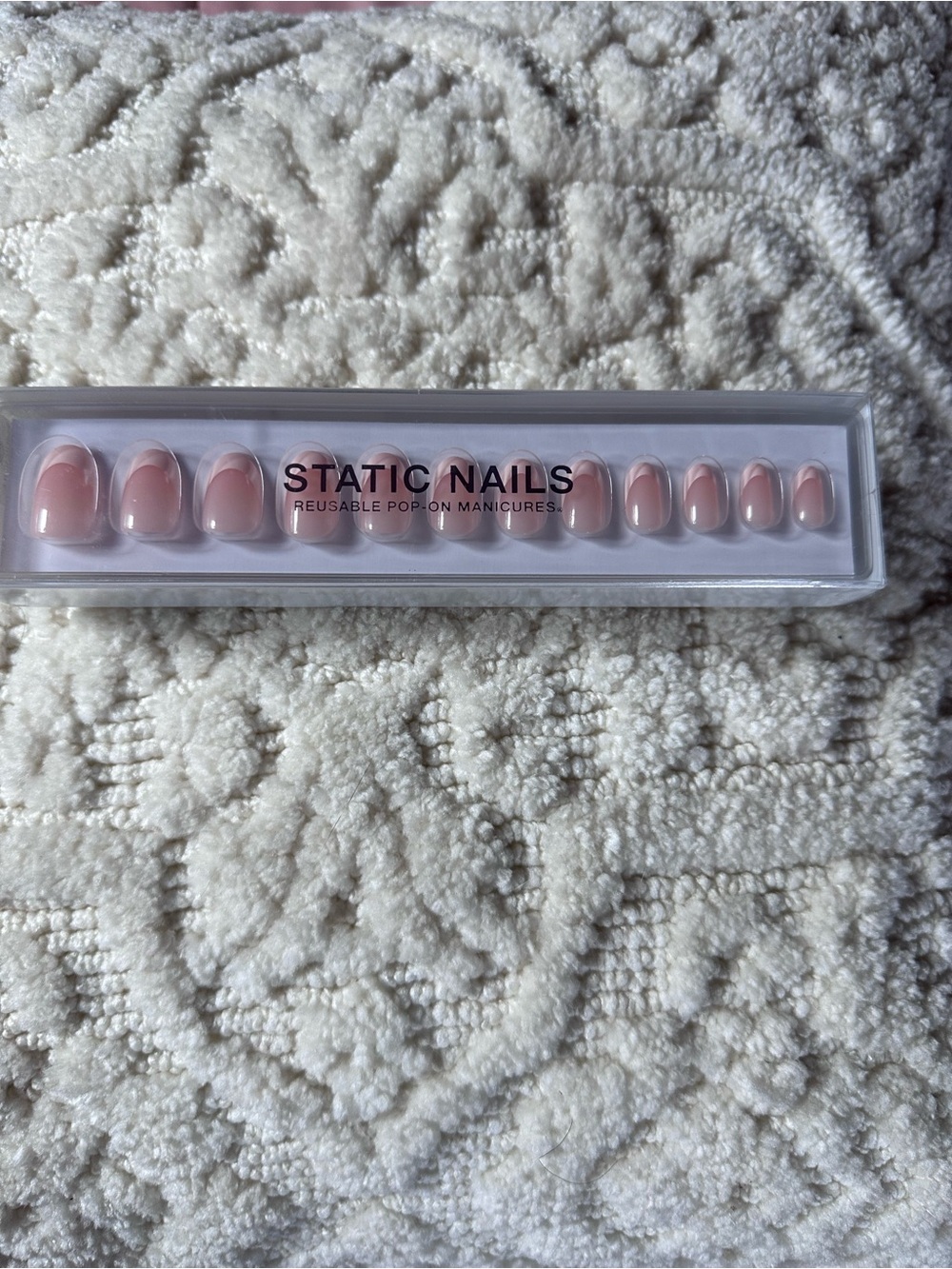 Static Nails Nude Pink Reusable Press-On Manicure